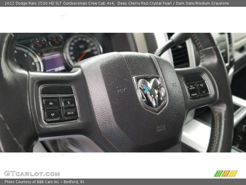 Deep Cherry Red Crystal Pearl / Dark Slate/Medium Graystone 2012 Dodge Ram 2500 HD SLT Outdoorsman Crew Cab 4x4