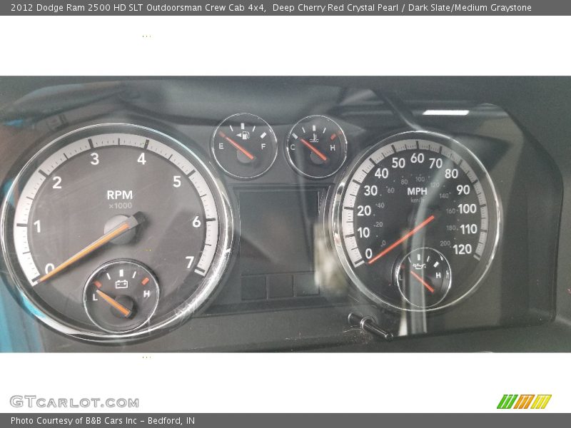 Deep Cherry Red Crystal Pearl / Dark Slate/Medium Graystone 2012 Dodge Ram 2500 HD SLT Outdoorsman Crew Cab 4x4
