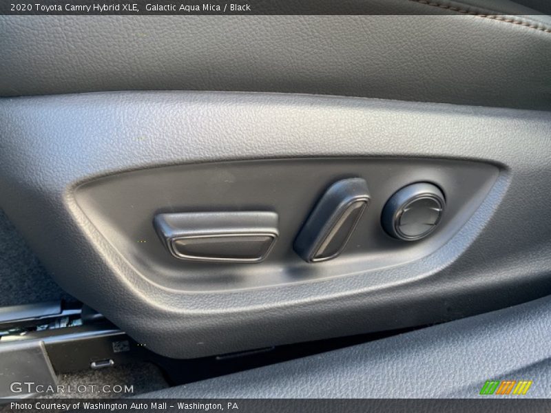 Galactic Aqua Mica / Black 2020 Toyota Camry Hybrid XLE