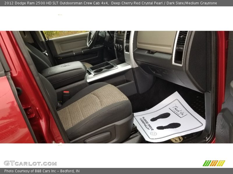 Deep Cherry Red Crystal Pearl / Dark Slate/Medium Graystone 2012 Dodge Ram 2500 HD SLT Outdoorsman Crew Cab 4x4