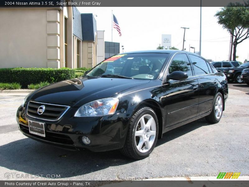 Super Black / Frost Gray 2004 Nissan Altima 3.5 SE