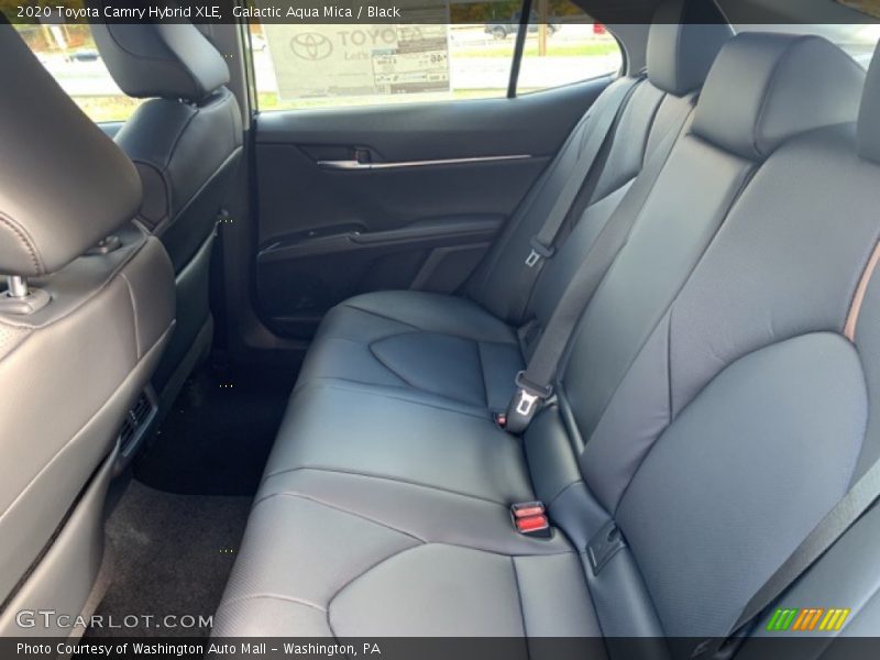 Galactic Aqua Mica / Black 2020 Toyota Camry Hybrid XLE