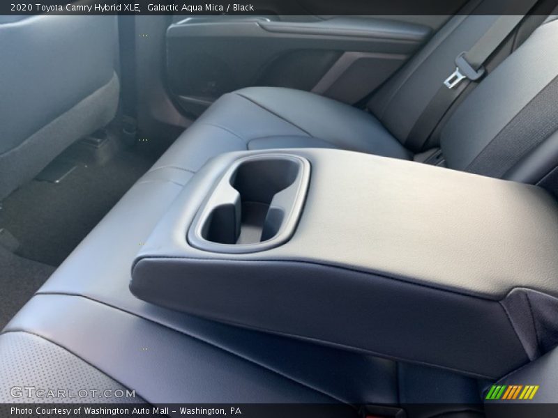 Galactic Aqua Mica / Black 2020 Toyota Camry Hybrid XLE