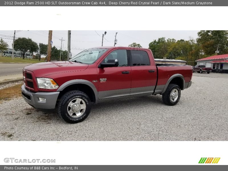 Deep Cherry Red Crystal Pearl / Dark Slate/Medium Graystone 2012 Dodge Ram 2500 HD SLT Outdoorsman Crew Cab 4x4