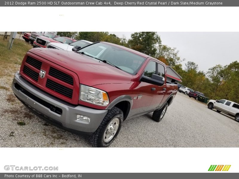 Deep Cherry Red Crystal Pearl / Dark Slate/Medium Graystone 2012 Dodge Ram 2500 HD SLT Outdoorsman Crew Cab 4x4