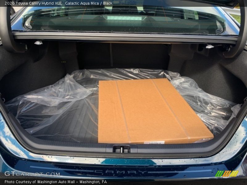 Galactic Aqua Mica / Black 2020 Toyota Camry Hybrid XLE