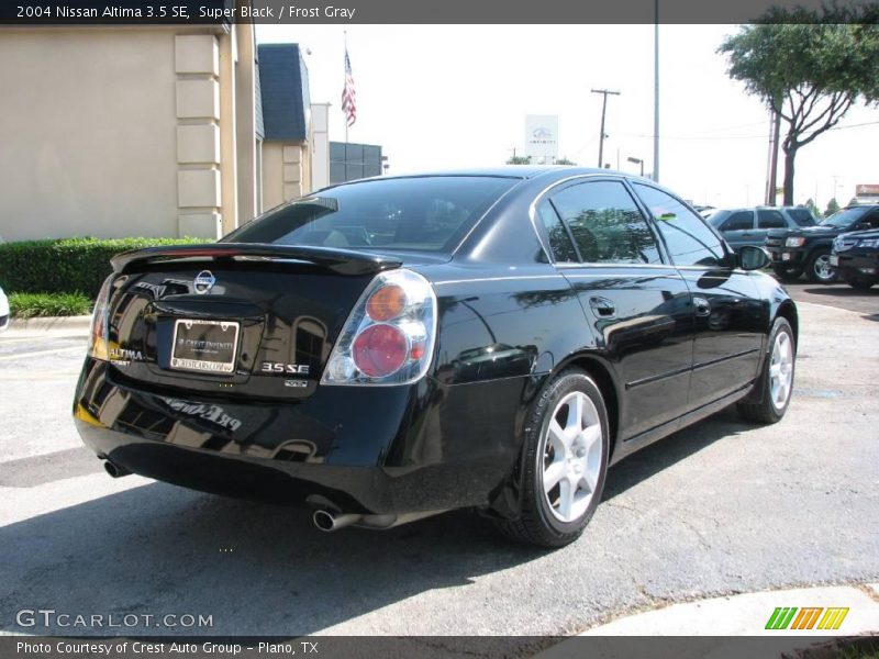 Super Black / Frost Gray 2004 Nissan Altima 3.5 SE