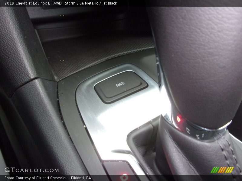 Storm Blue Metallic / Jet Black 2019 Chevrolet Equinox LT AWD