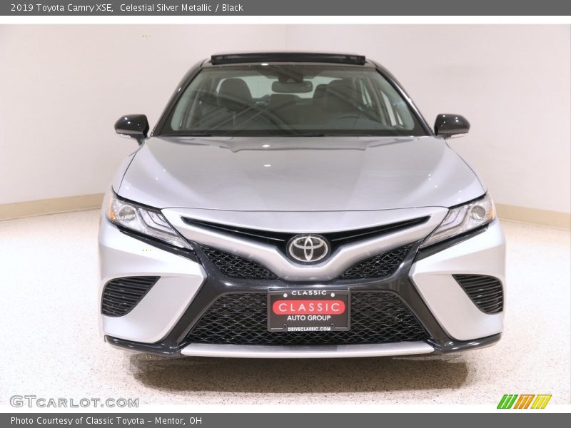 Celestial Silver Metallic / Black 2019 Toyota Camry XSE