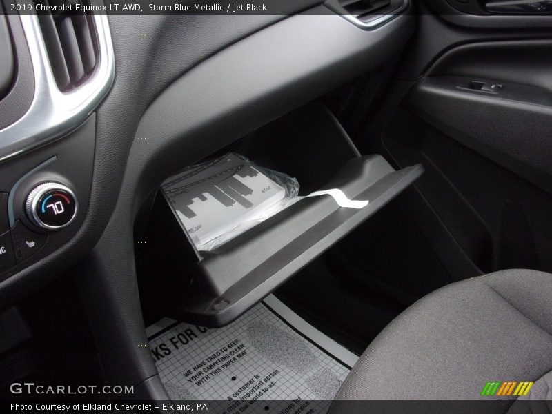 Storm Blue Metallic / Jet Black 2019 Chevrolet Equinox LT AWD