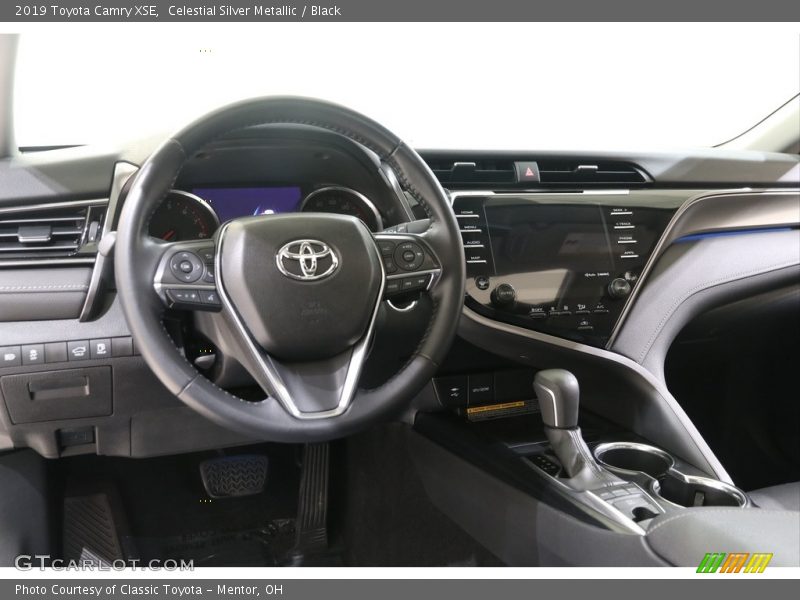 Celestial Silver Metallic / Black 2019 Toyota Camry XSE