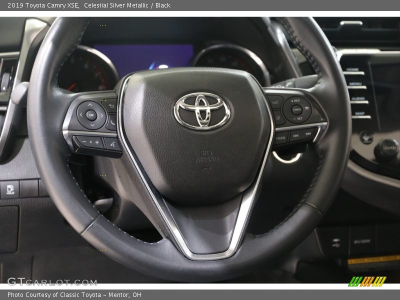 Celestial Silver Metallic / Black 2019 Toyota Camry XSE
