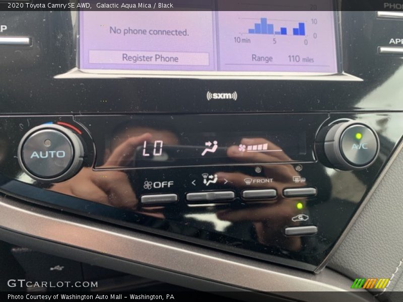 Galactic Aqua Mica / Black 2020 Toyota Camry SE AWD