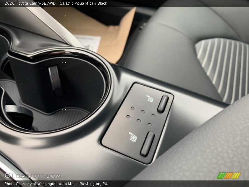 Galactic Aqua Mica / Black 2020 Toyota Camry SE AWD