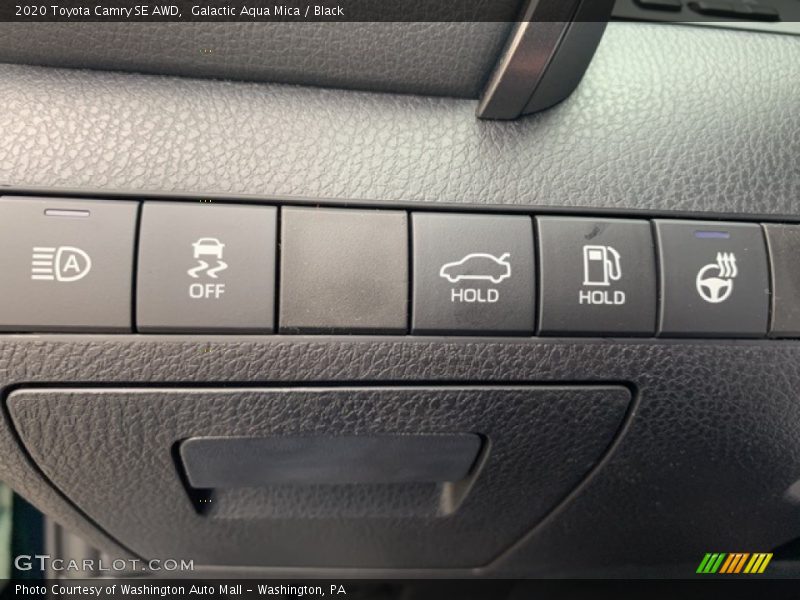 Galactic Aqua Mica / Black 2020 Toyota Camry SE AWD