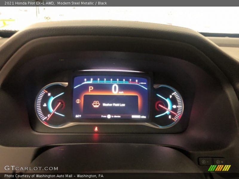 Modern Steel Metallic / Black 2021 Honda Pilot EX-L AWD