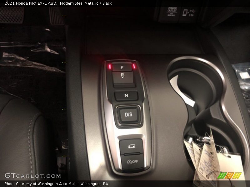 Modern Steel Metallic / Black 2021 Honda Pilot EX-L AWD
