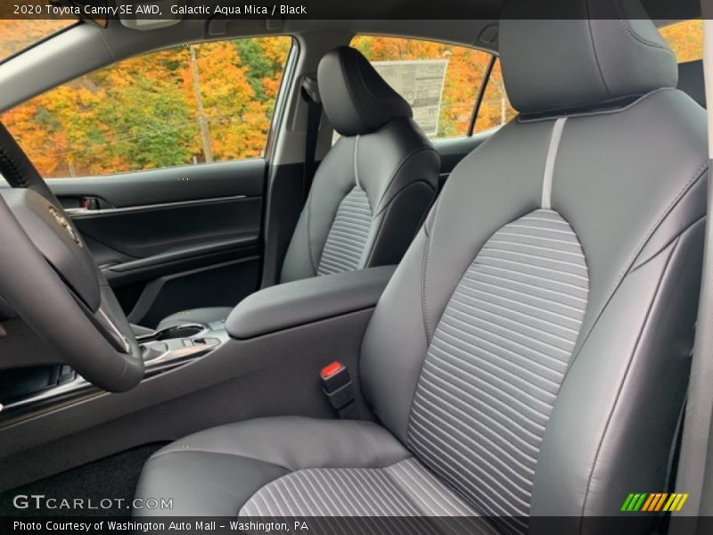 Galactic Aqua Mica / Black 2020 Toyota Camry SE AWD