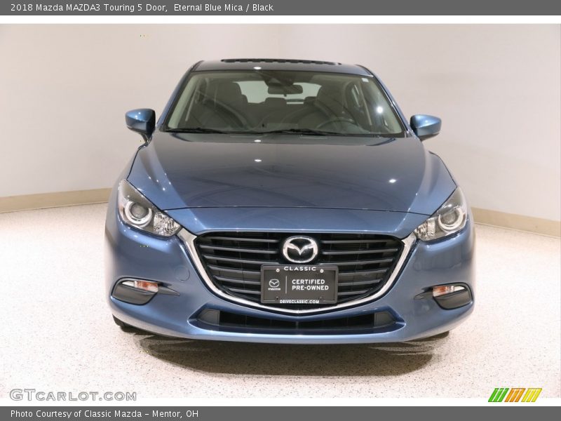 Eternal Blue Mica / Black 2018 Mazda MAZDA3 Touring 5 Door