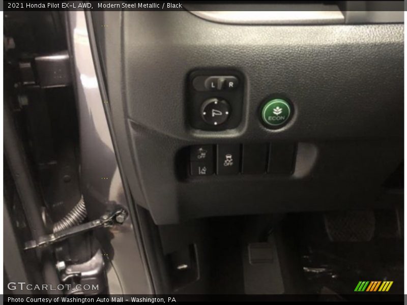 Modern Steel Metallic / Black 2021 Honda Pilot EX-L AWD