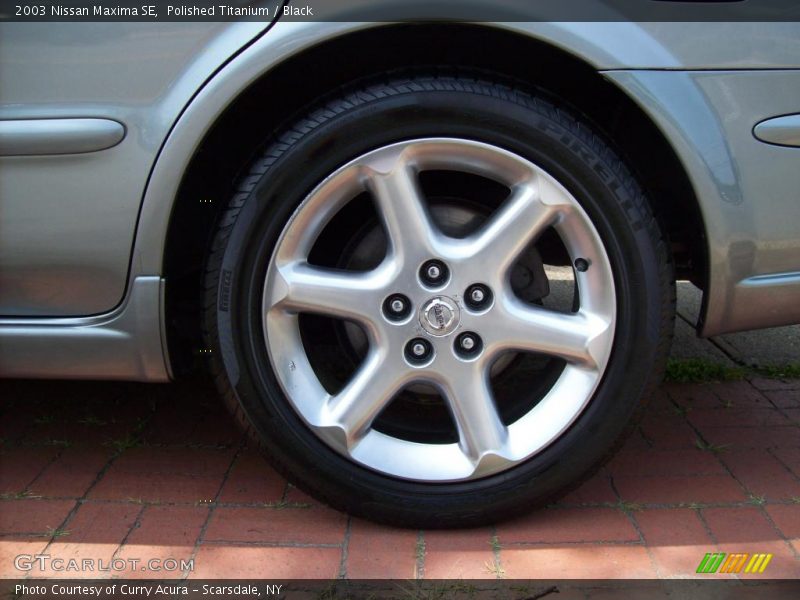 Polished Titanium / Black 2003 Nissan Maxima SE