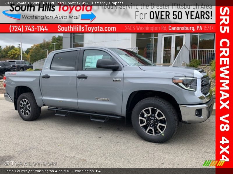 Cement / Graphite 2021 Toyota Tundra TRD Off Road CrewMax 4x4