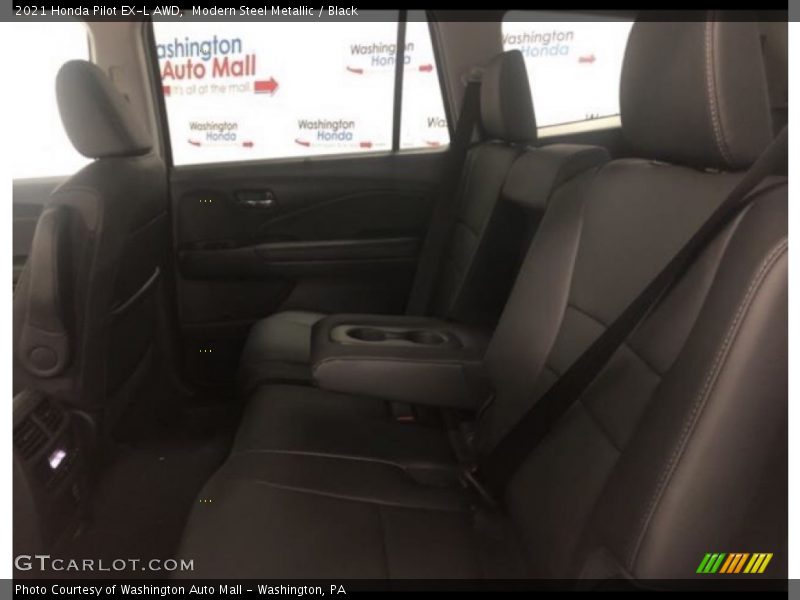 Modern Steel Metallic / Black 2021 Honda Pilot EX-L AWD