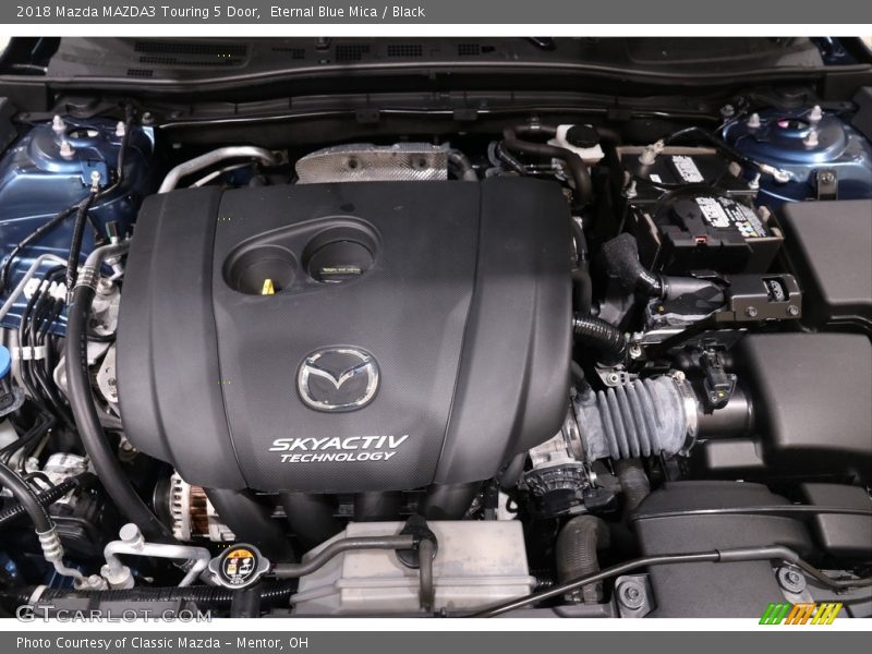 Eternal Blue Mica / Black 2018 Mazda MAZDA3 Touring 5 Door