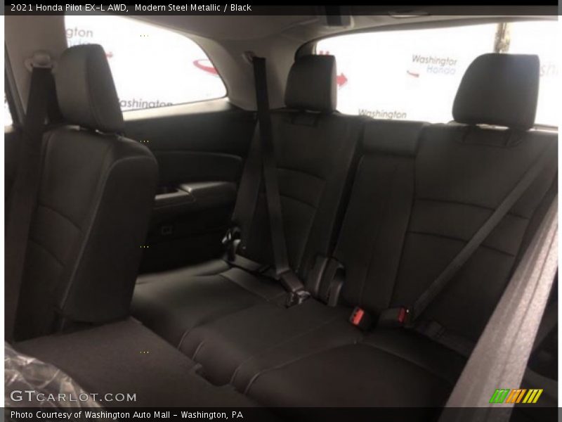 Modern Steel Metallic / Black 2021 Honda Pilot EX-L AWD