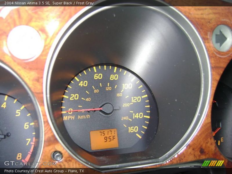 Super Black / Frost Gray 2004 Nissan Altima 3.5 SE