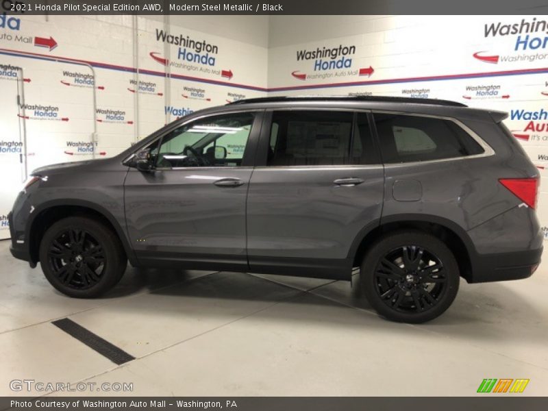 Modern Steel Metallic / Black 2021 Honda Pilot Special Edition AWD