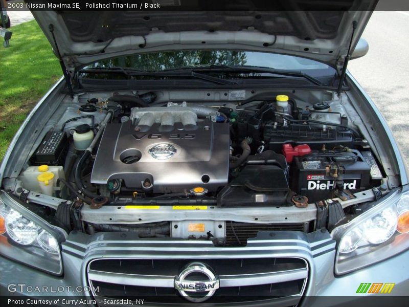 Polished Titanium / Black 2003 Nissan Maxima SE