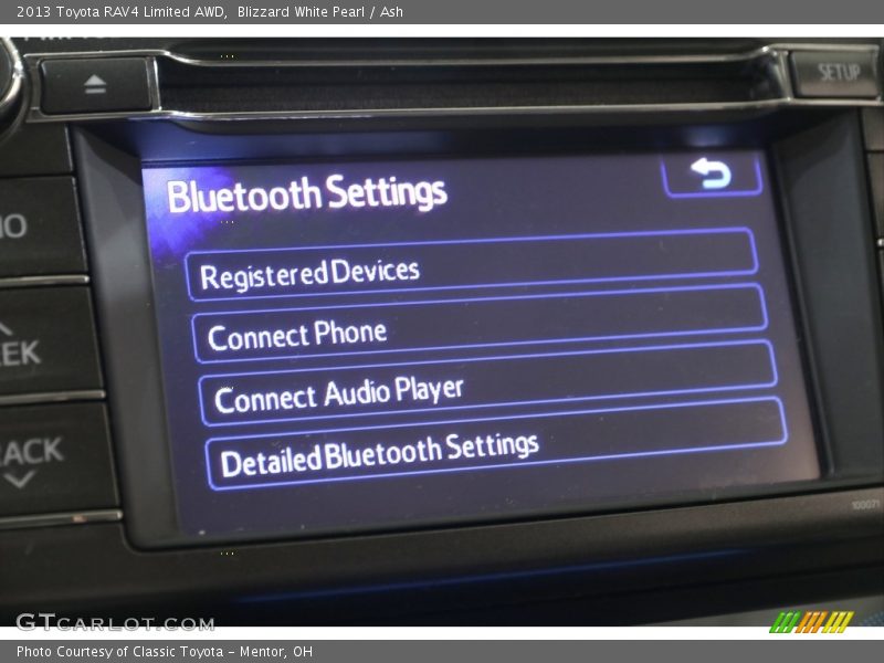 Blizzard White Pearl / Ash 2013 Toyota RAV4 Limited AWD