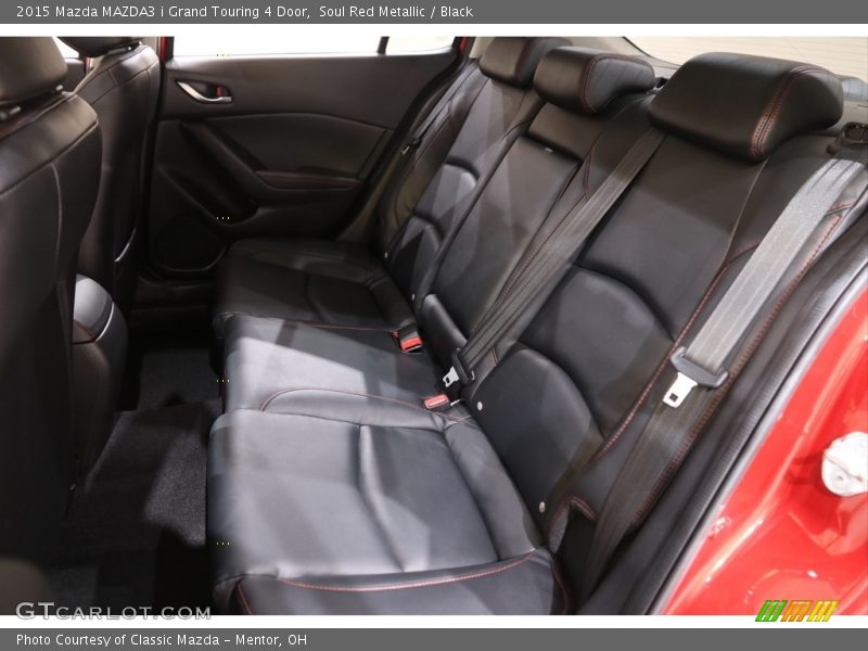 Rear Seat of 2015 MAZDA3 i Grand Touring 4 Door