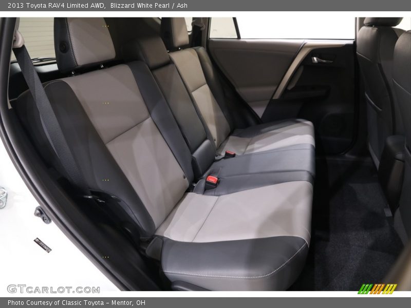 Blizzard White Pearl / Ash 2013 Toyota RAV4 Limited AWD