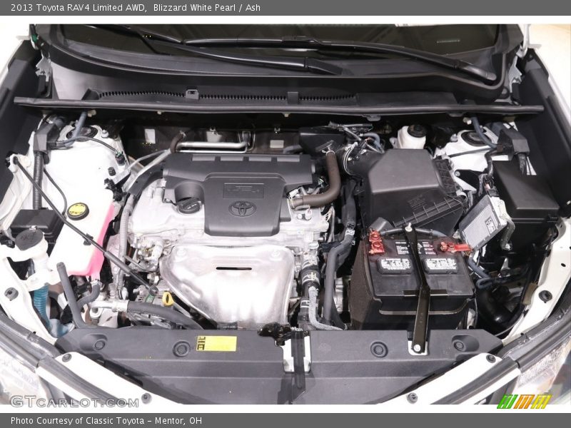 Blizzard White Pearl / Ash 2013 Toyota RAV4 Limited AWD