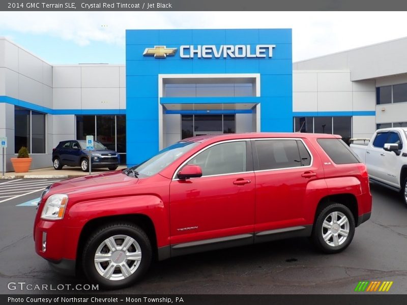 Crystal Red Tintcoat / Jet Black 2014 GMC Terrain SLE