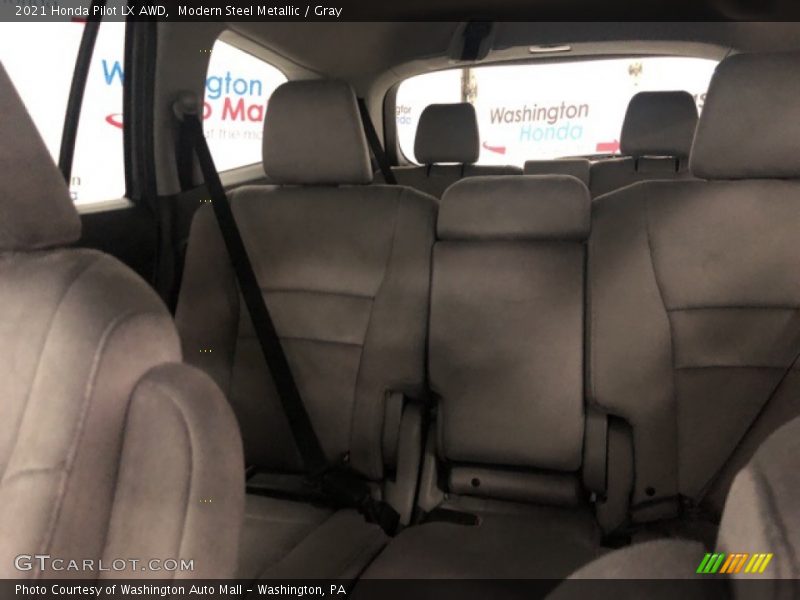 Modern Steel Metallic / Gray 2021 Honda Pilot LX AWD