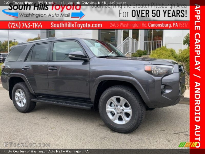 Magnetic Gray Metallic / Black/Graphite 2021 Toyota 4Runner SR5 Premium 4x4