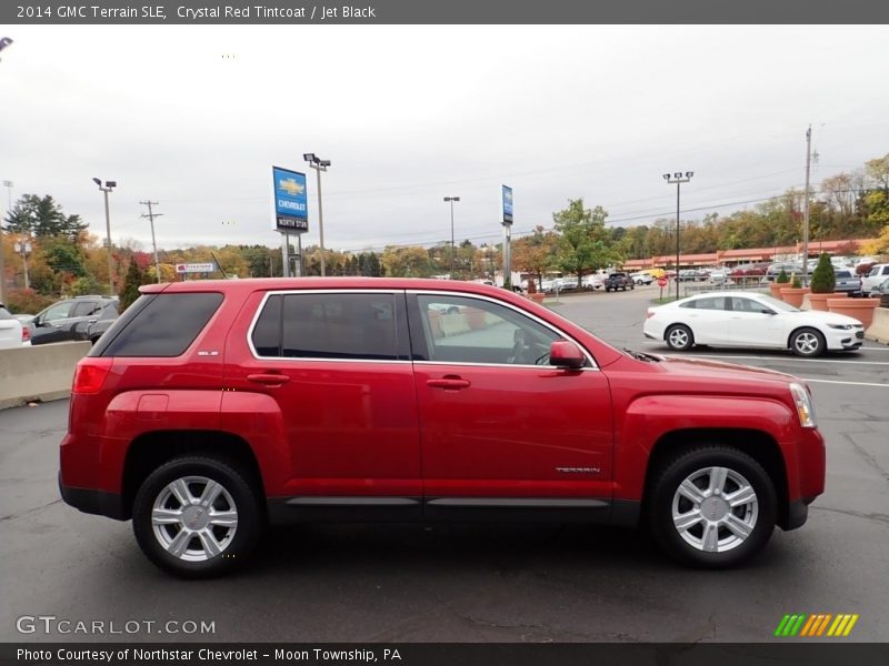 Crystal Red Tintcoat / Jet Black 2014 GMC Terrain SLE