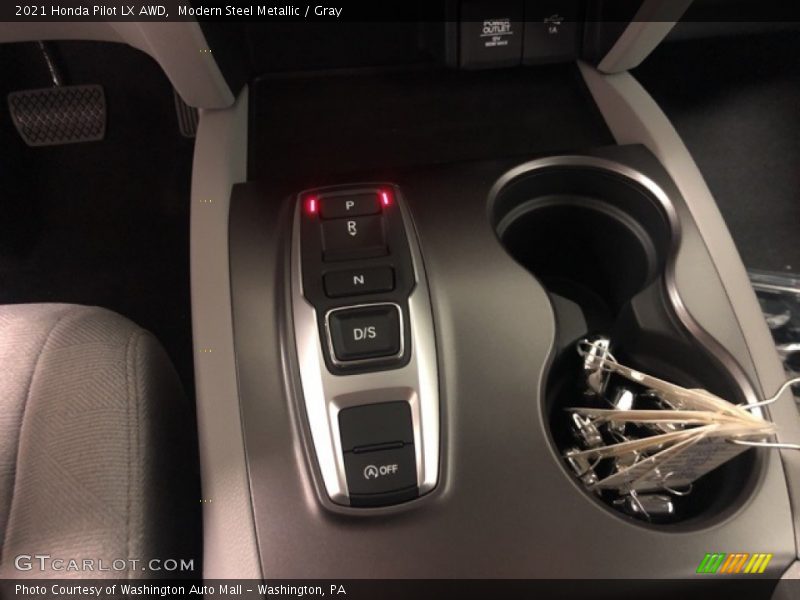 Modern Steel Metallic / Gray 2021 Honda Pilot LX AWD