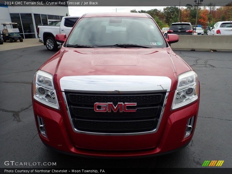 Crystal Red Tintcoat / Jet Black 2014 GMC Terrain SLE