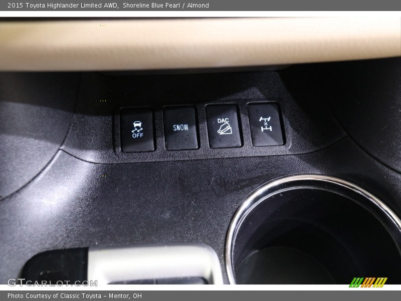 Shoreline Blue Pearl / Almond 2015 Toyota Highlander Limited AWD