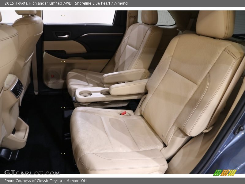 Shoreline Blue Pearl / Almond 2015 Toyota Highlander Limited AWD