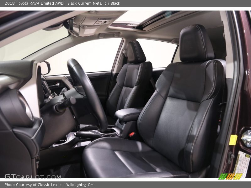 Black Current Metallic / Black 2018 Toyota RAV4 Limited AWD