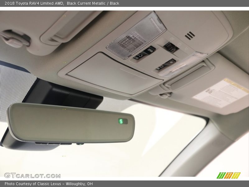 Black Current Metallic / Black 2018 Toyota RAV4 Limited AWD