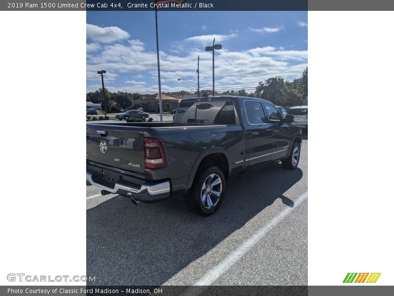 Granite Crystal Metallic / Black 2019 Ram 1500 Limited Crew Cab 4x4