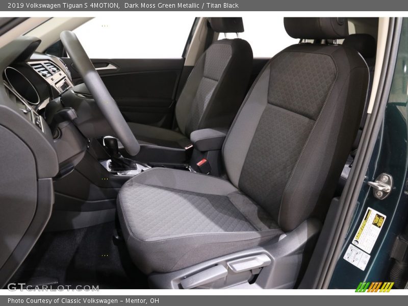 Dark Moss Green Metallic / Titan Black 2019 Volkswagen Tiguan S 4MOTION