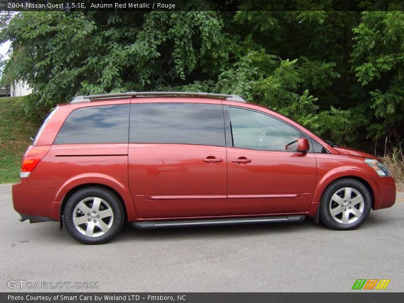 Autumn Red Metallic / Rouge 2004 Nissan Quest 3.5 SE