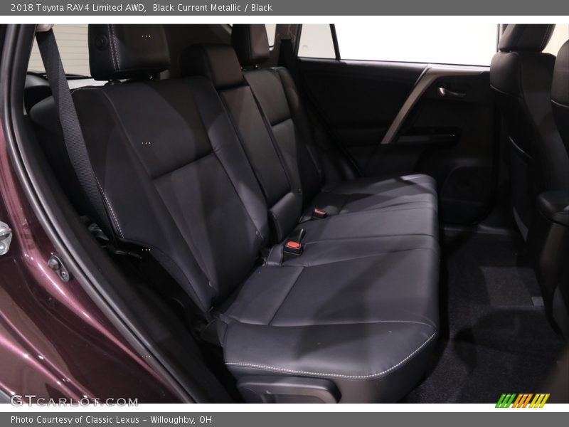 Black Current Metallic / Black 2018 Toyota RAV4 Limited AWD